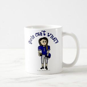 Caneca De Café Futebol azul claro