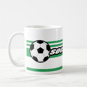 Caneca De Café Futebol Ball Esporte Café Lâmpadas