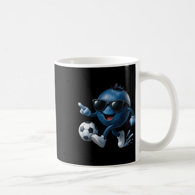 Caneca De Café Futebol Blueberry Premium (Direita)