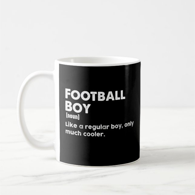 Caneca De Café Futebol Boy Engraçado Definição de Futebol (Esquerda)