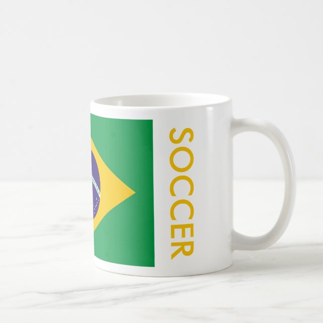 CANECA DE CAFÉ FUTEBOL BRASIL (Direita)