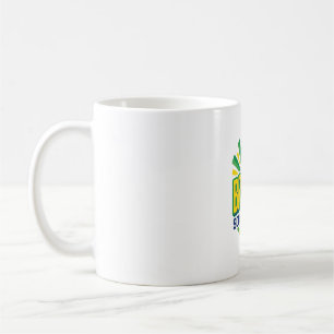 Caneca De Café Futebol Brasil 2026 Futebol Negrito Tipografia Paí