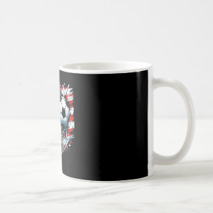 Caneca De Café Futebol Byll 4 De Julho Meninos Bandeira Americana