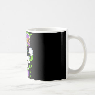 Caneca De Café Futebol Byll Cartoon Gotejamento Cartão Vermelho D