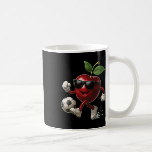 Caneca De Café Futebol Cereja Premium
