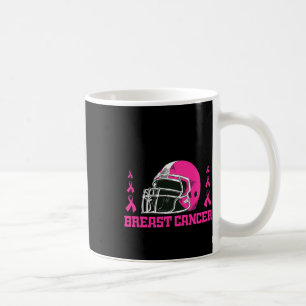 Caneca De Café Futebol Conscientização do Câncer de Mama Laço Ros