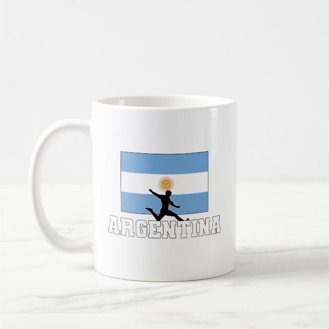 Caneca De Café Futebol da Argentina - Equipe Nacional de Café Mug (Esquerda)