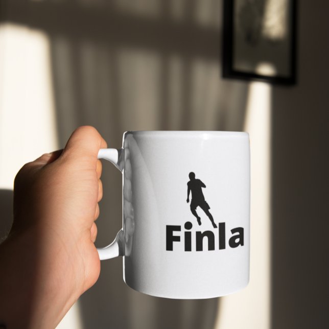 Caneca De Café Futebol da Finlândia (Criador carregado)