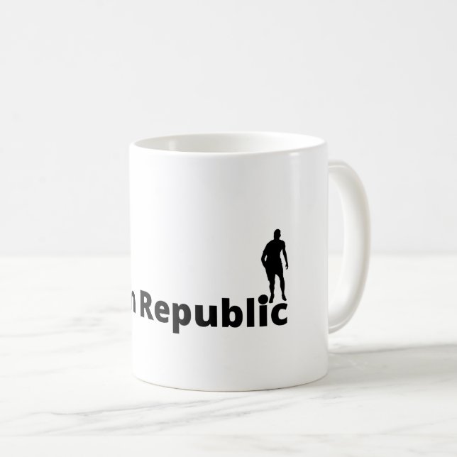 Caneca De Café futebol da República Tcheca (Frente Esquerda)