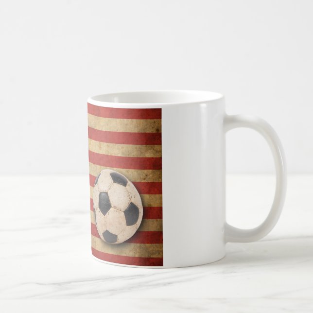 Caneca De Café Futebol de América do vintage (Direita)