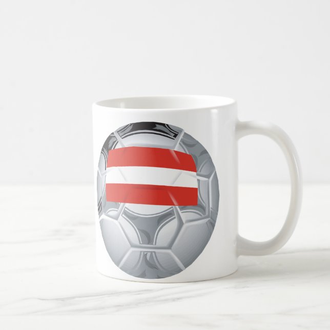 Caneca De Café Futebol de Áustria (Direita)