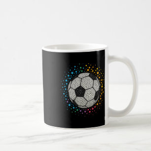 Caneca De Café Futebol de Bolinhas Dia Divertido de Bolinhas para