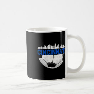Caneca De Café Futebol de Cincinnati Angustiado Cincy nati