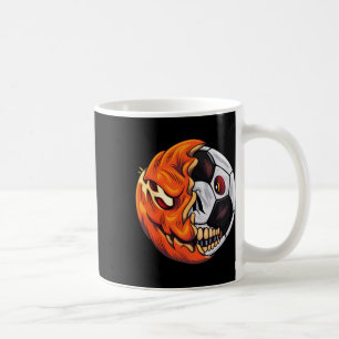 Caneca De Café Futebol de Halloween Byll Abóbora Crânio Jogador d