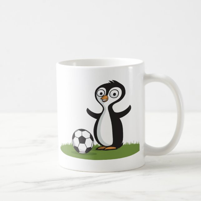 Caneca De Café Futebol de Penquin (Direita)