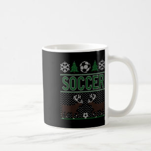 Caneca De Café Futebol de Suéter de Natal Feio