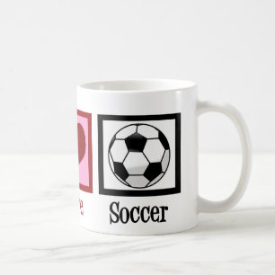 Caneca De Café Futebol do amor da paz