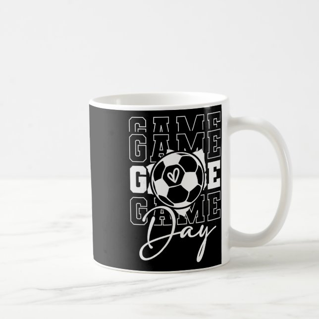 Caneca De Café Futebol do Dia do Jogo  (Direita)