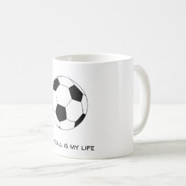 Caneca De Café Futebol é minha vida