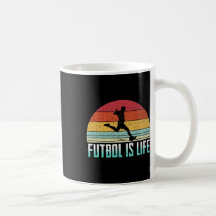 Caneca De Café Futebol É Vida Retro Vintage Traje de Jogador de F