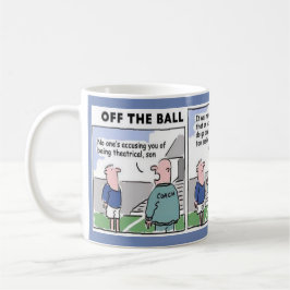 Caneca De Café Futebol em ação