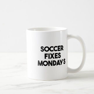 Caneca De Café Futebol Engraçado - Futebol Corrige Segundas