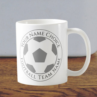 Caneca De Café Futebol Fan Name e Futebol Club