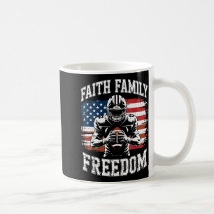 Caneca De Café Futebol Fé Família Dom Patriótico Cristão Pé
