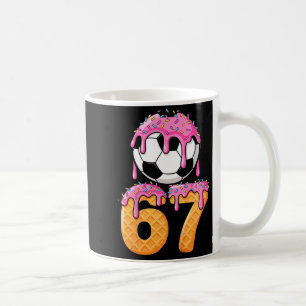 Caneca De Café Futebol Infantil Gotejamento Número 67 Jogador de