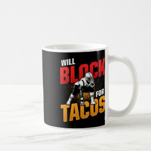 Caneca De Café Futebol Lineman Para Tacos Defensivos