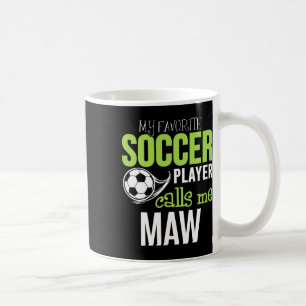 Caneca De Café Futebol Mãe - Meu Jogador Favorito Me Liga