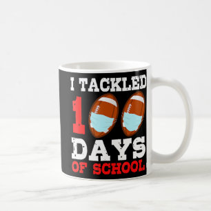 Caneca De Café Futebol mascara diversão 100 dias de professor edu