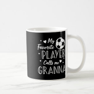 Caneca De Café Futebol Meu Jogador Favorito Me Chama de Vovó