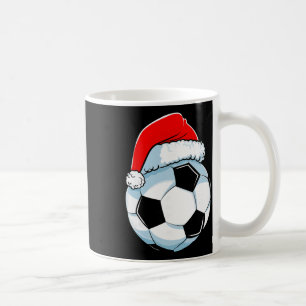 Caneca De Café Futebol Natal Chapéu de Papai Noel Engraçado Byll