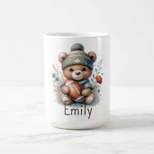 Caneca De Café Futebol Personalizado Cute