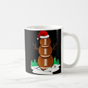 Caneca De Café Futebol Snowman Bola Natal Pajama Oferece Homens