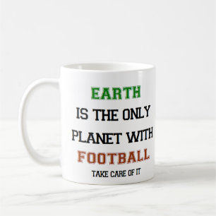 Caneca De Café futebol, só terra