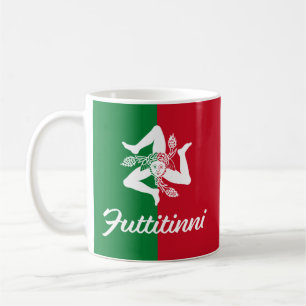 Caneca De Café Futtitinni Sicily Trinacria