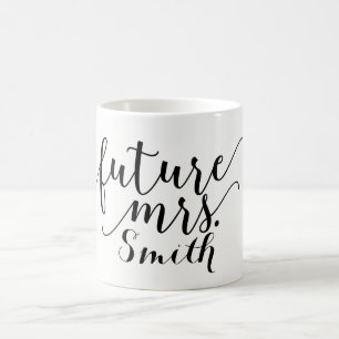 Caneca De Café FUTURA SRA. Nome personalizado Personalizado