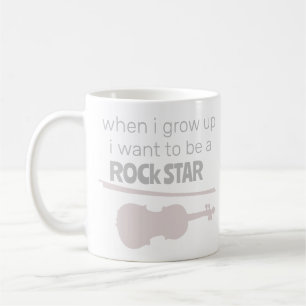 Caneca de Café Futuro Astro do Rock