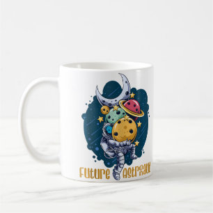 Caneca De Café Futuro Astronauta Feito Para Um Astr Astronauta Ex