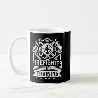 Caneca De Café Futuro Bombeiro No Treinamento De Bombeiros Thin R