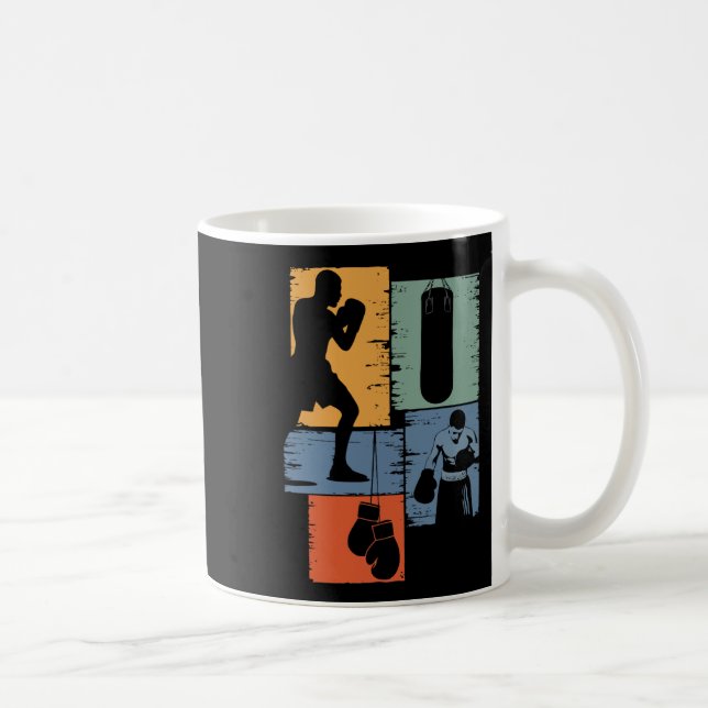 Caneca De Café Futuro Campeão Boxer Kids Diversão Gráfica Design (Direita)