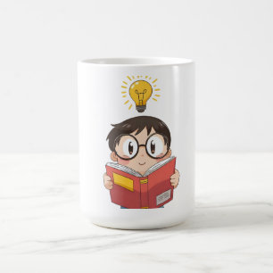 Caneca De Café Futuro Gênio Gráfico Divertido Volta às Aulas