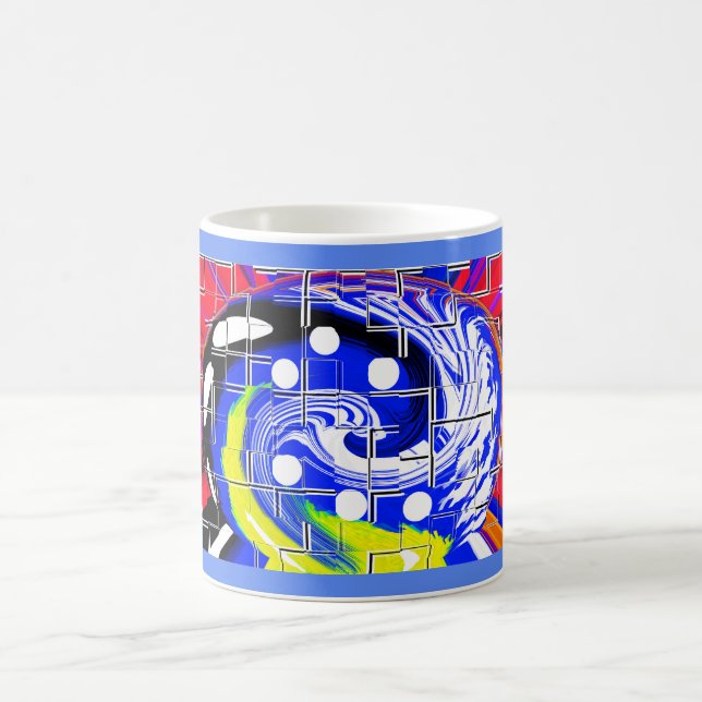 Caneca De Café Futuro mapa de galáxias (Centro)