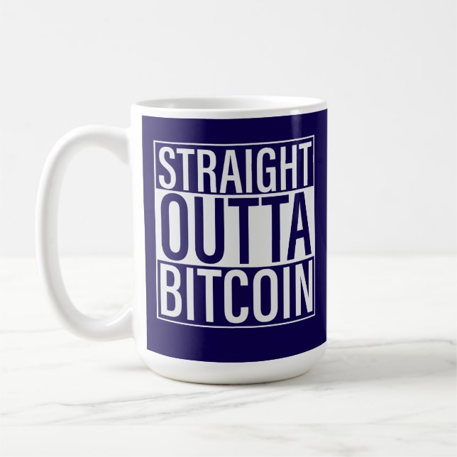 Caneca De Café Futuro Milionário Humor Bitcoin Criptomoeda (Esquerda)