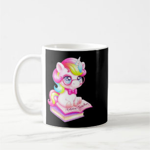 Caneca De Café Futuro Professor Sala de Aula Unicórnio Fofo