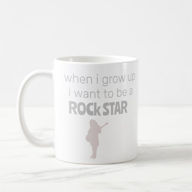 Caneca De Café Futuro Rock Star Coffee Mug (Esquerda)