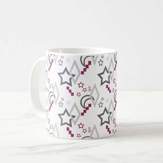 Caneca De Café FuzzyFoxArt (Frente Esquerda)