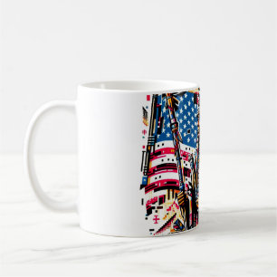 Caneca De Café g Americano=Travesseiro do Heritage dayThrow